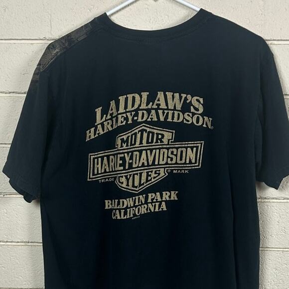 Harley-Davidson Baldwin Park California Black Tee size M - Picture 8 of 8